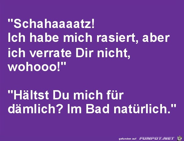 rasiert rasiert