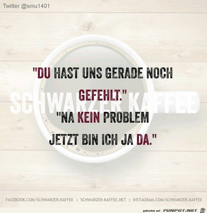 Du hast uns gerade noch gefehlt Du hast uns gerade noch gefehlt