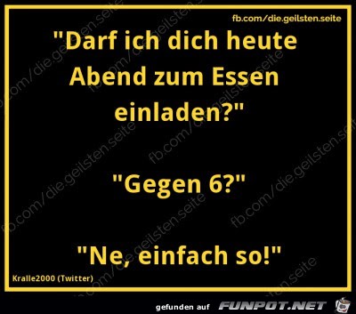 Einladung zum Essen Einladung zum Essen