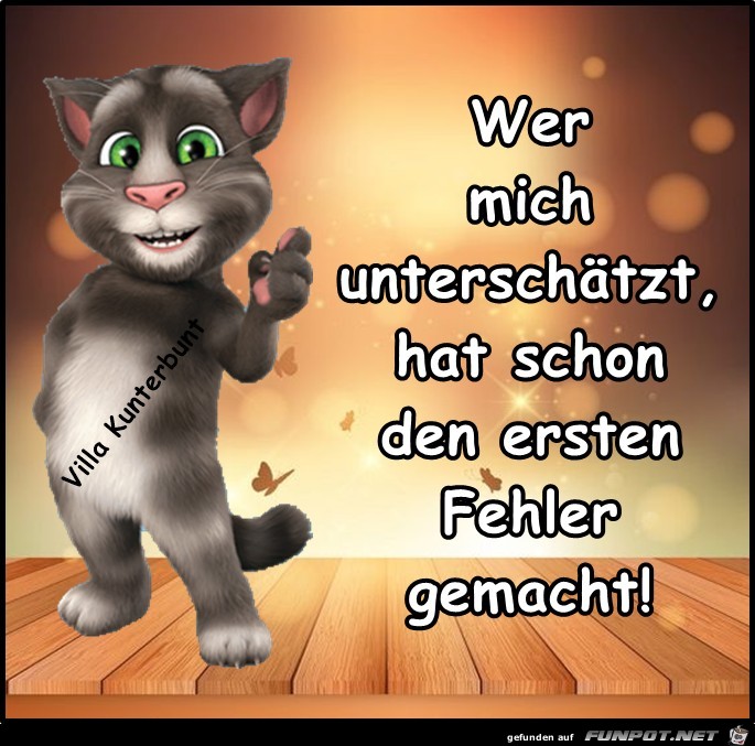 Wer mich unterschaetzt Wer mich unterschaetzt