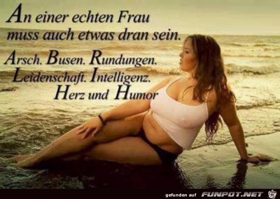 was an einer echten Frau so alles dran ist