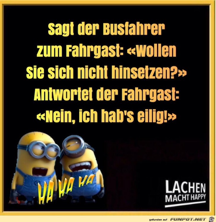 Ich habs eilig Ich habs eilig