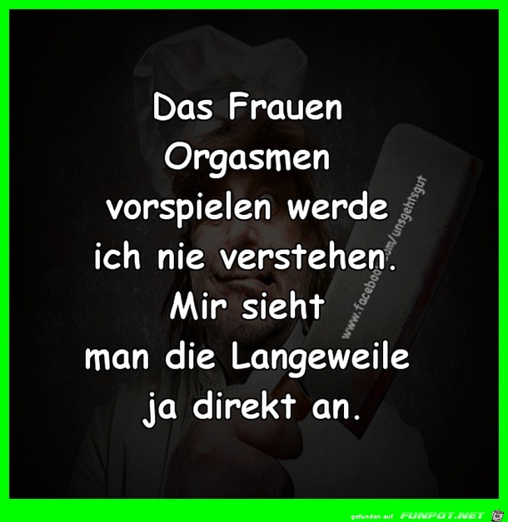 Das Frauen einen Orgasmus