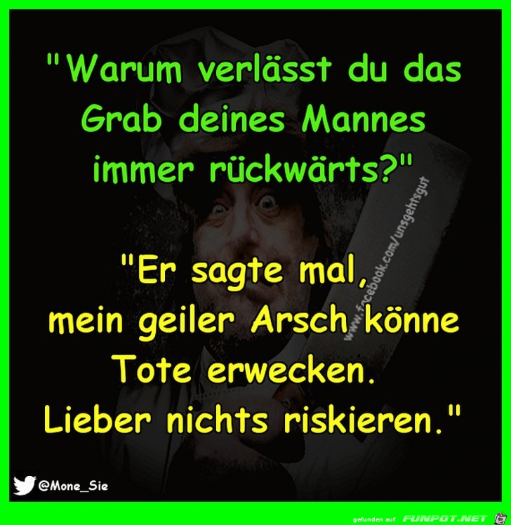 Rückwärts vom Friedhof Rückwärts vom Friedhof