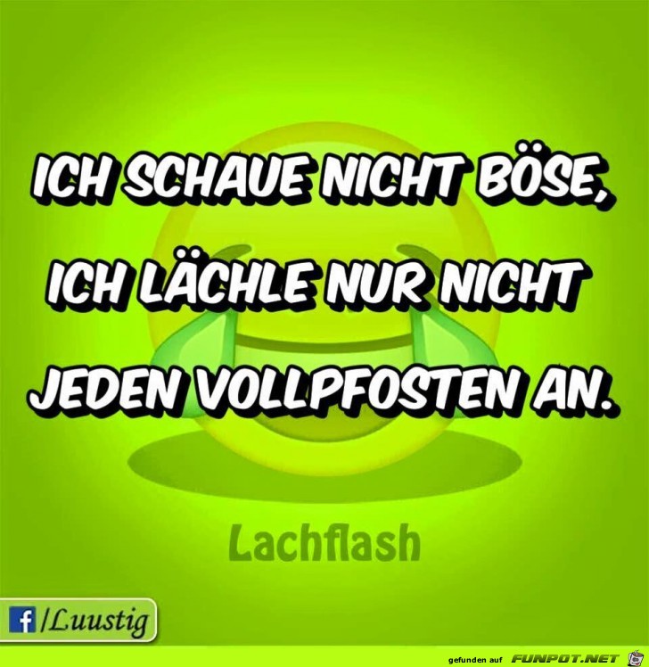 Schaue nicht boese