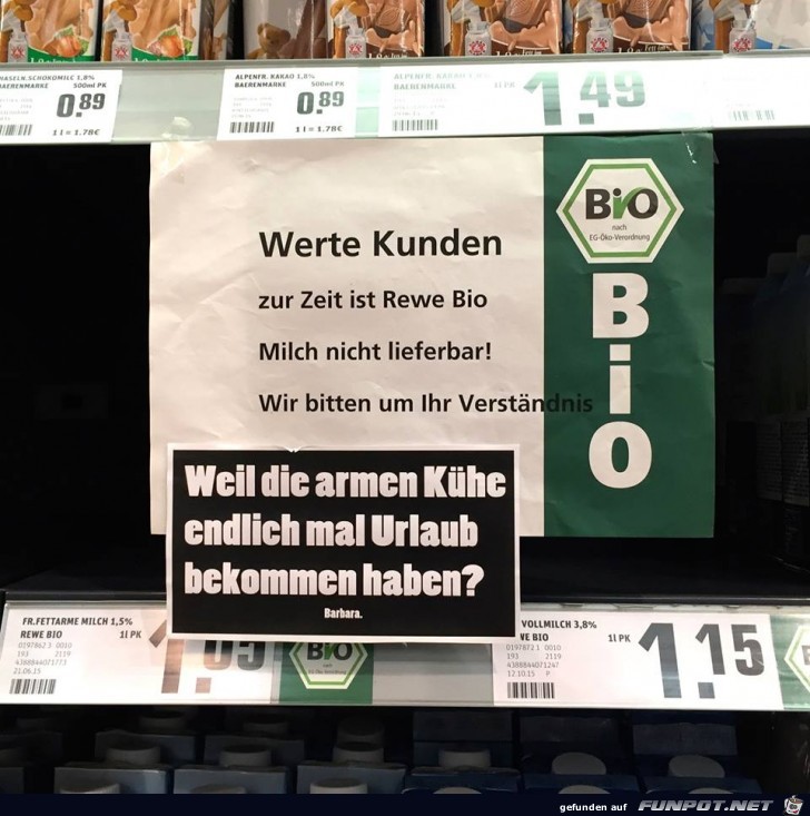 Kuehe in Urlaub Kuehe in Urlaub