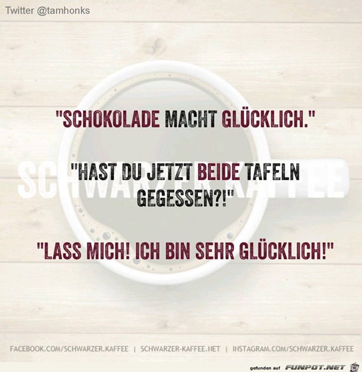 Schokolade macht gluecklich Schokolade macht gluecklich