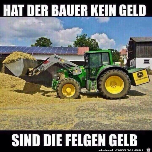 Wenn die Felgen Gelb sind