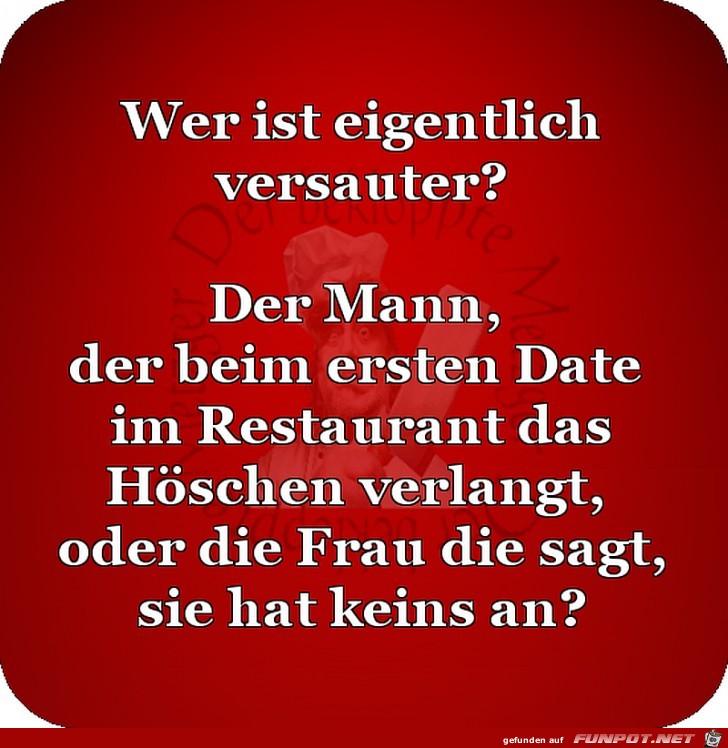 Wer ist versauter Wer ist versauter