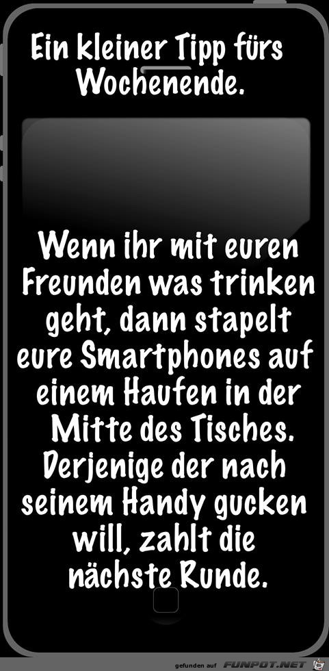 Ein kleiner Tipp Ein kleiner Tipp