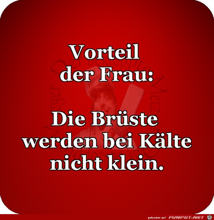 Vorteile der Frau