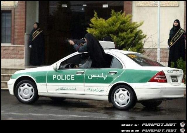 Die Polizei ist gut augestattet Die Polizei ist gut augestattet