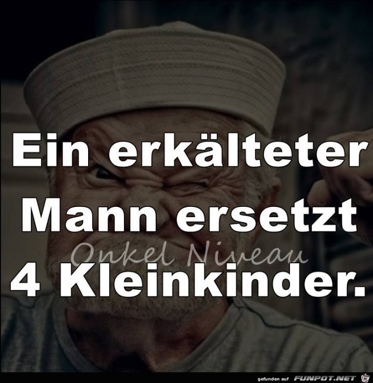Ein erkaelteter Mann Ein erkaelteter Mann