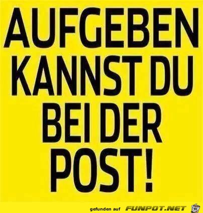 Aufgeben Aufgeben