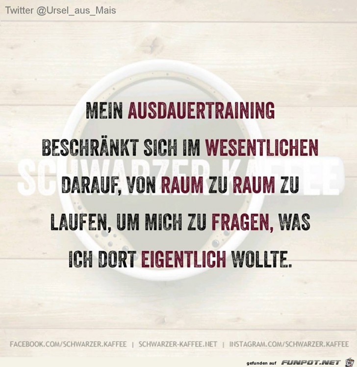 Mein Ausdauertraining