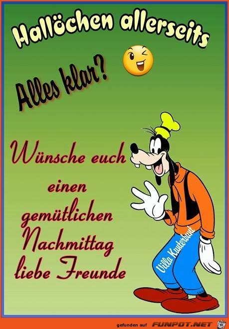 Halloechen allerseits Halloechen allerseits