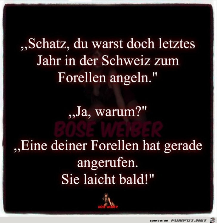 Das Ergenbis vom Forellen angeln Das Ergenbis vom Forellen angeln
