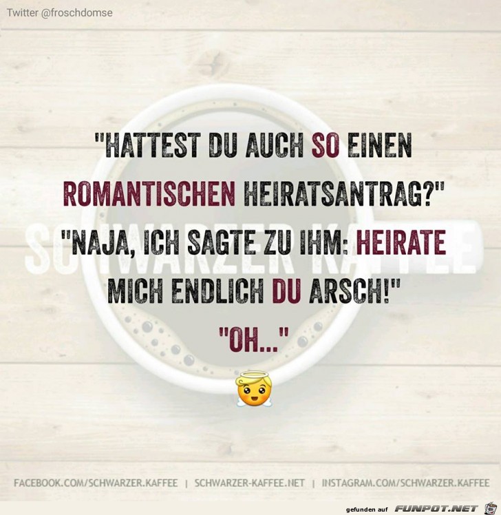 Romantischer Heiratsantrag