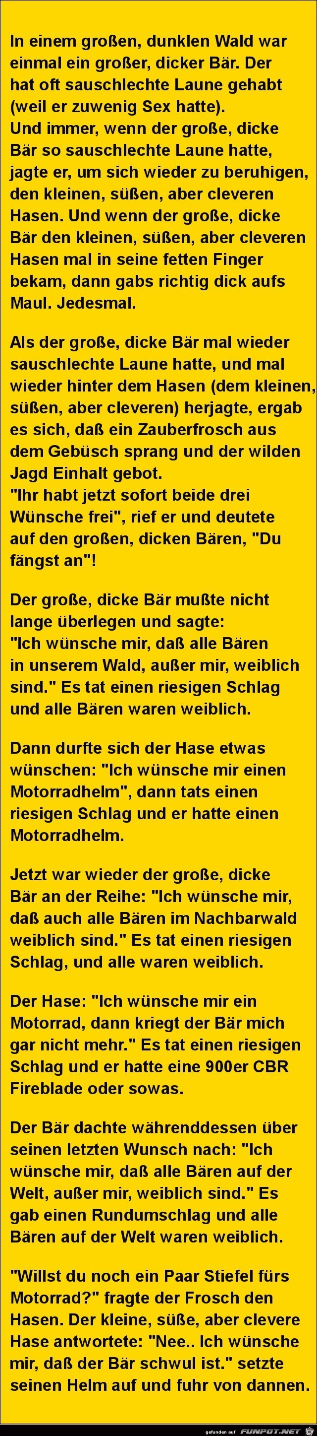 in einem grossen dunklen Wald..... in einem grossen dunklen Wald.....