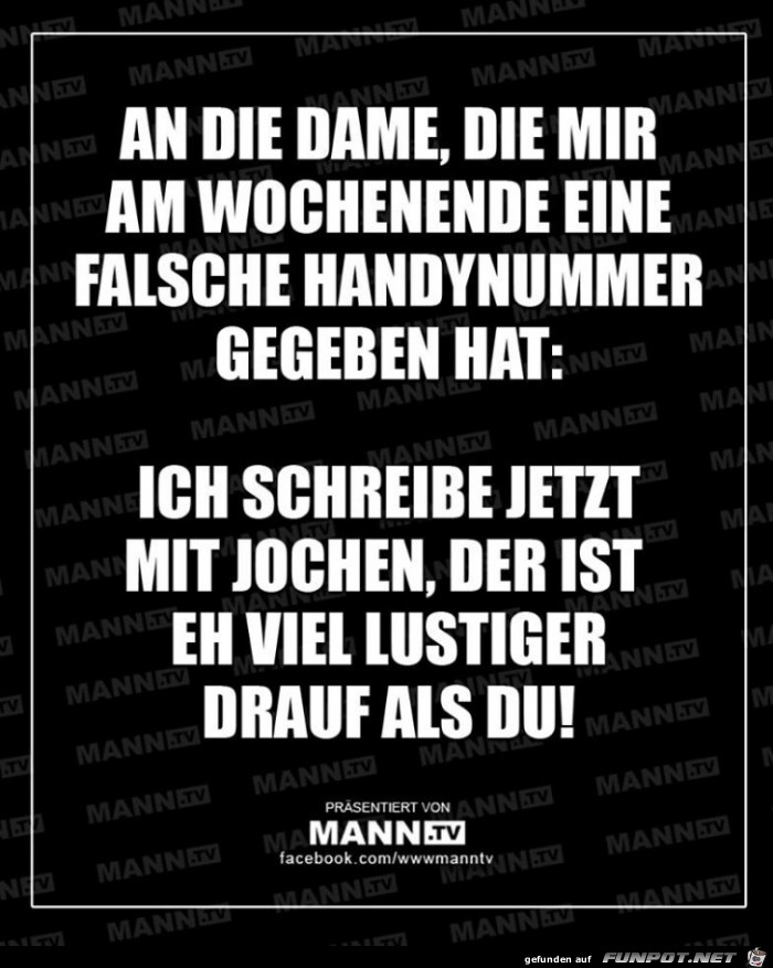 Falsche Handynummer Falsche Handynummer