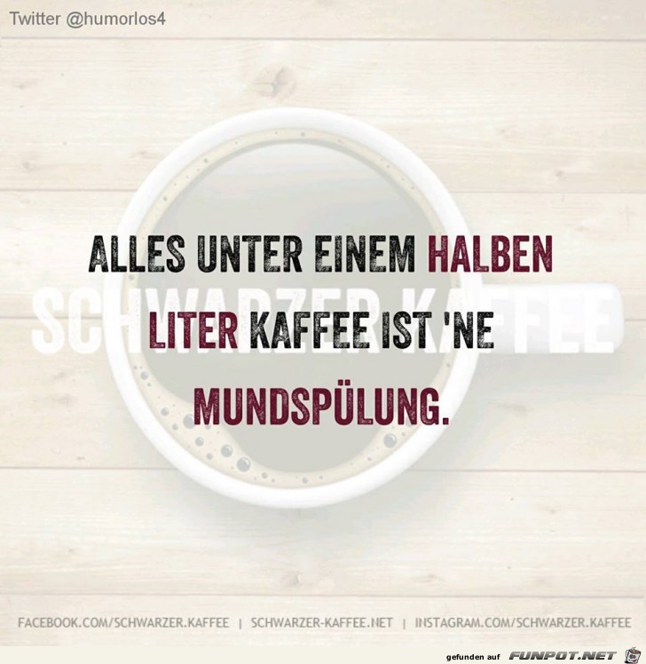Halber Liter Kaffee Halber Liter Kaffee