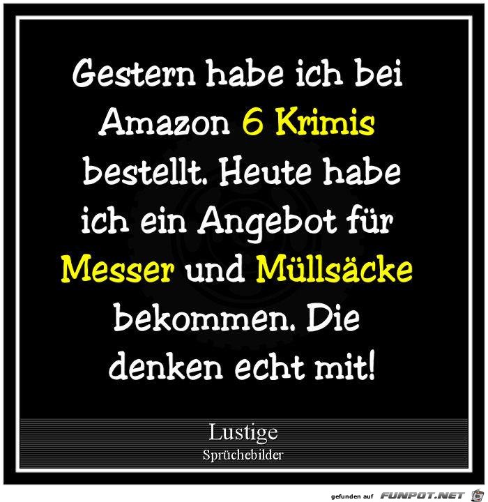 Gestern hab ich bei Amazon