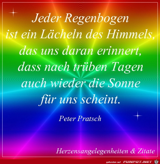 Jeder Regenbogen