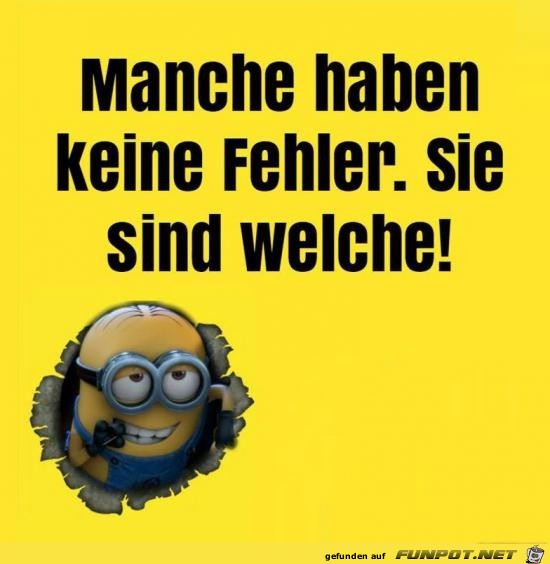 manche haben keine Fehler...... manche haben keine Fehler......