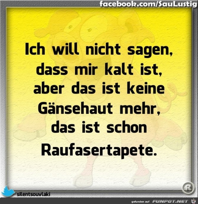 Will nicht sagen