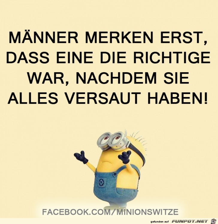 Mnner merken erst