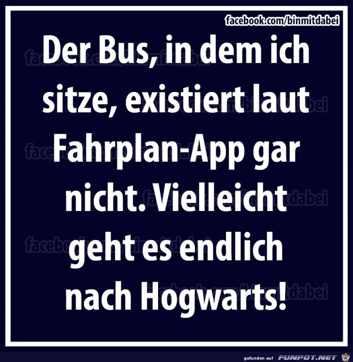 Den Bus gibt es nicht laut Fahrplan