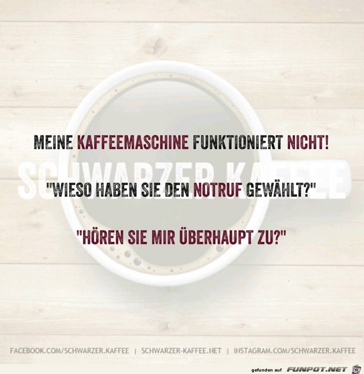 Kaffeemaschine geht nicht mehr