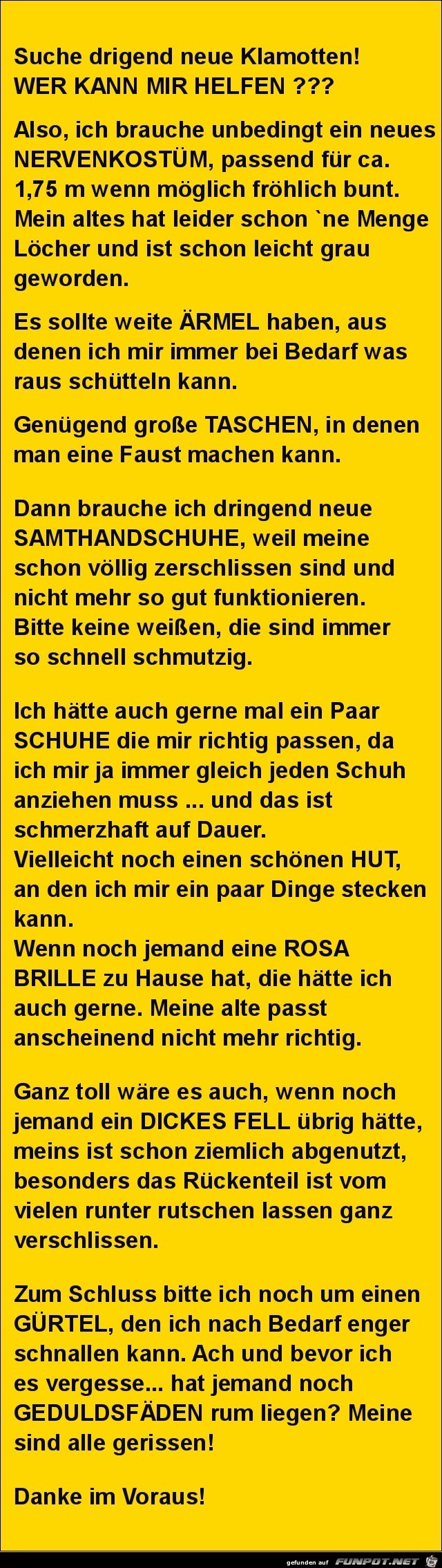 brauche dringend ein neues Nervenkostüm...... brauche dringend ein neues Nervenkostüm......