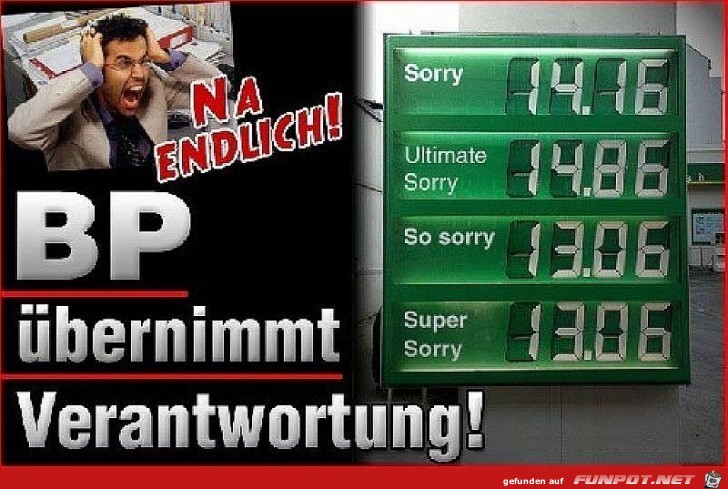 BP übernimmt Verantwortung BP übernimmt Verantwortung