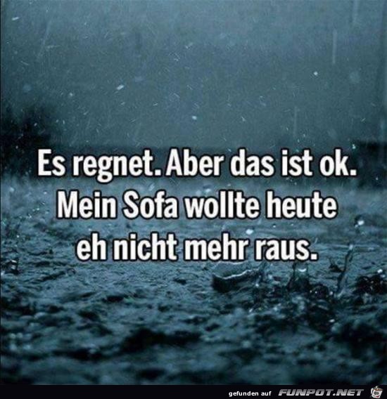 es regnet....... es regnet.......