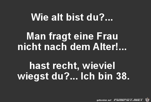 Frage Frage