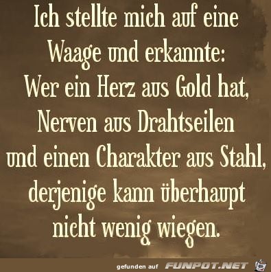 Stellte mich auf eine Waage Stellte mich auf eine Waage