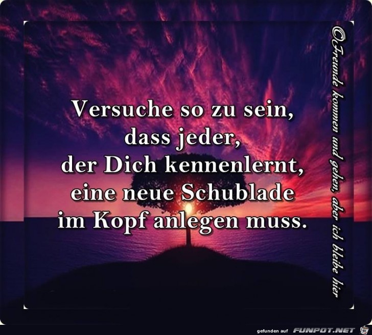 Versuche so zu sein Versuche so zu sein