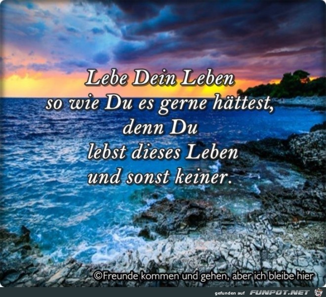 Lebe dein Leben