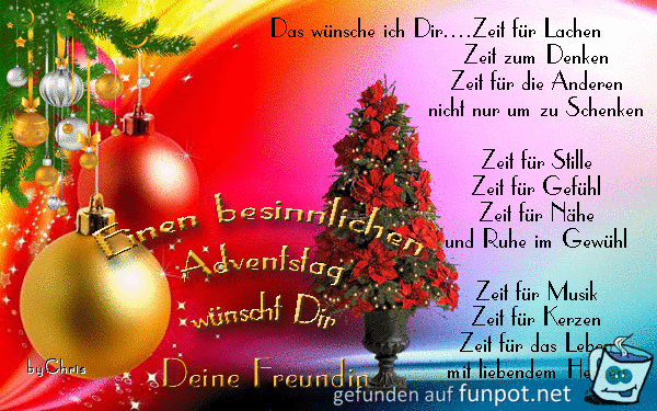 einen besinnlichen Adventstag......