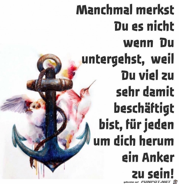 Manchmal merkst du es nicht