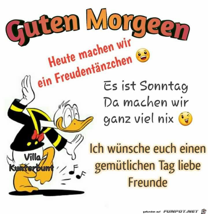 Es ist Sonntag