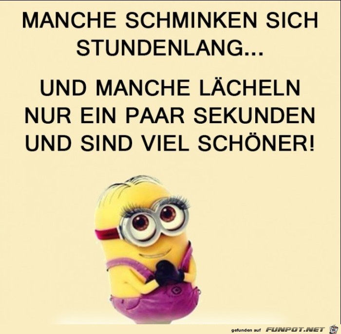 Manche schminken sich