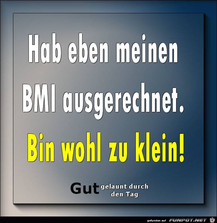 BMI ausgerechnet