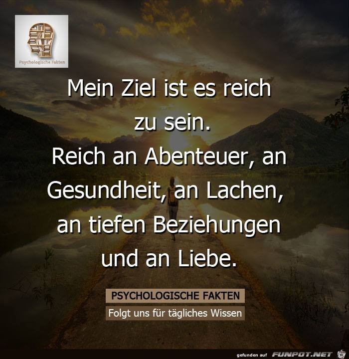 Mein Ziel ist