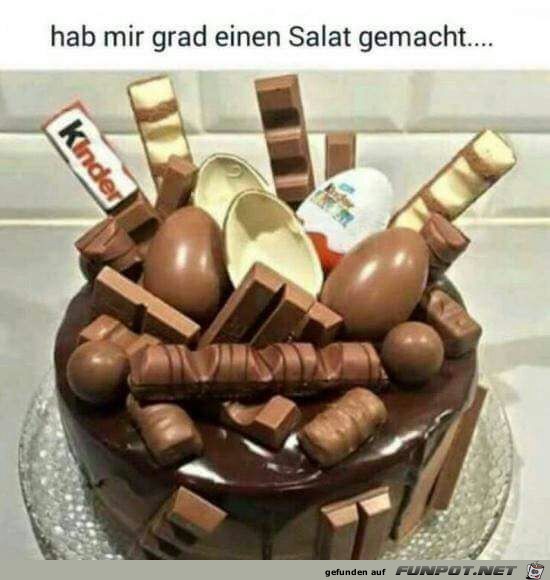 hab mir grad einen Salat gemacht...