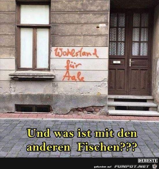Wohlstand für Aale Wohlstand für Aale
