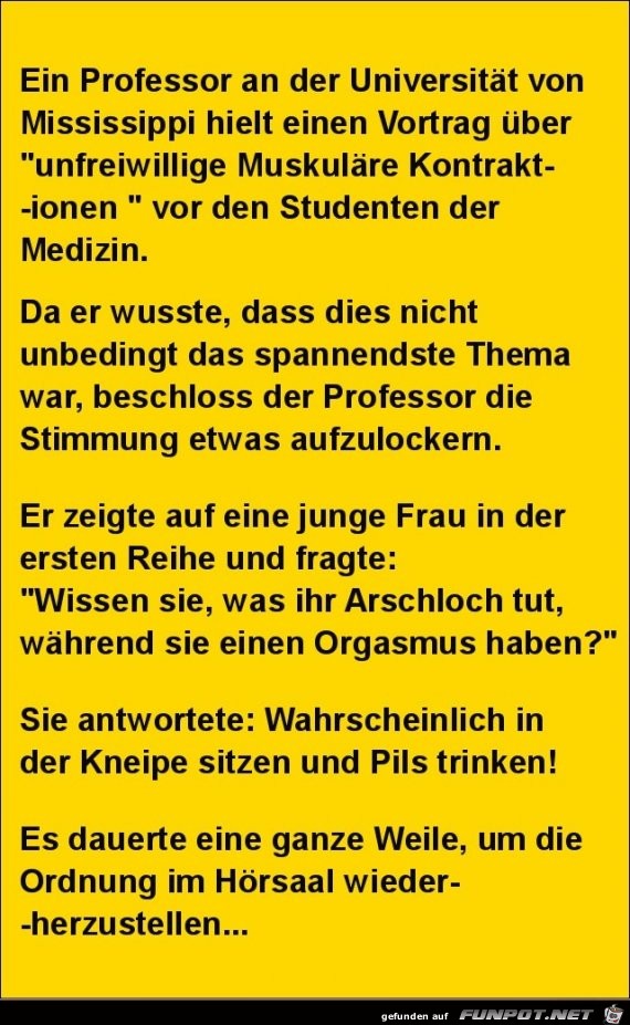 an der Uni......