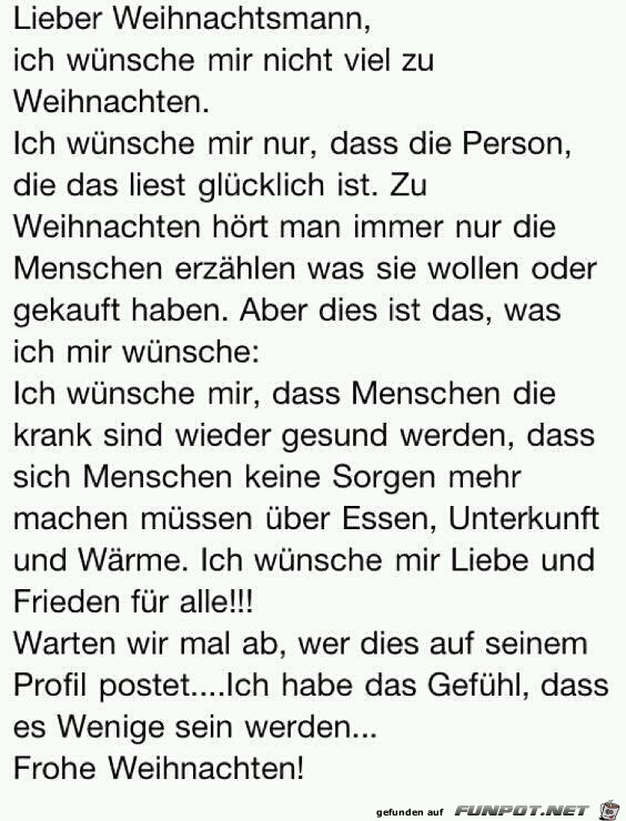 Lieber Weihnachtsmann Lieber Weihnachtsmann