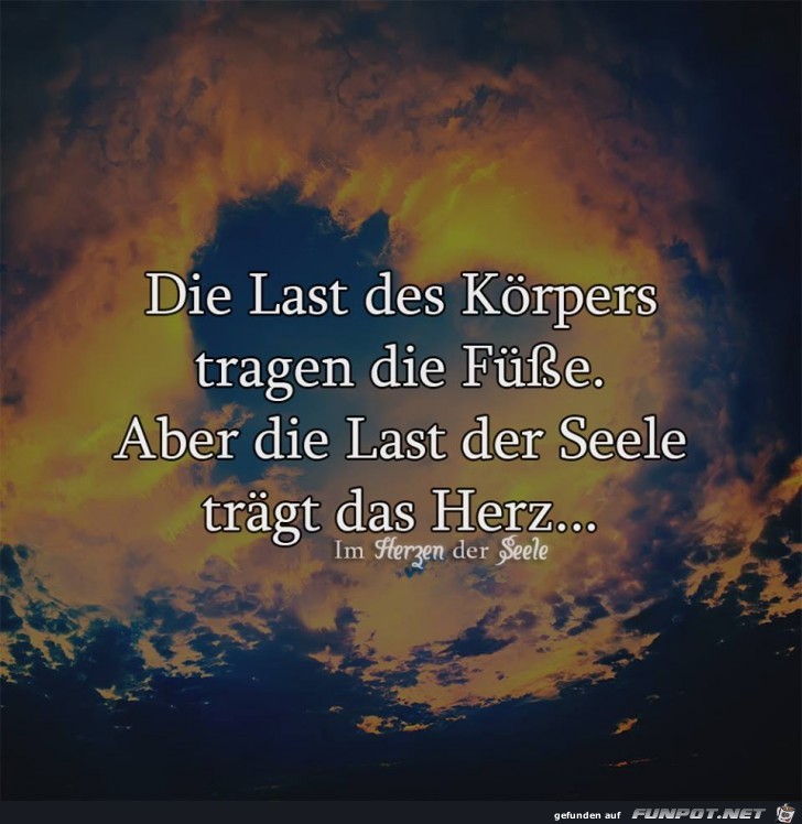 Die Last des Krpers